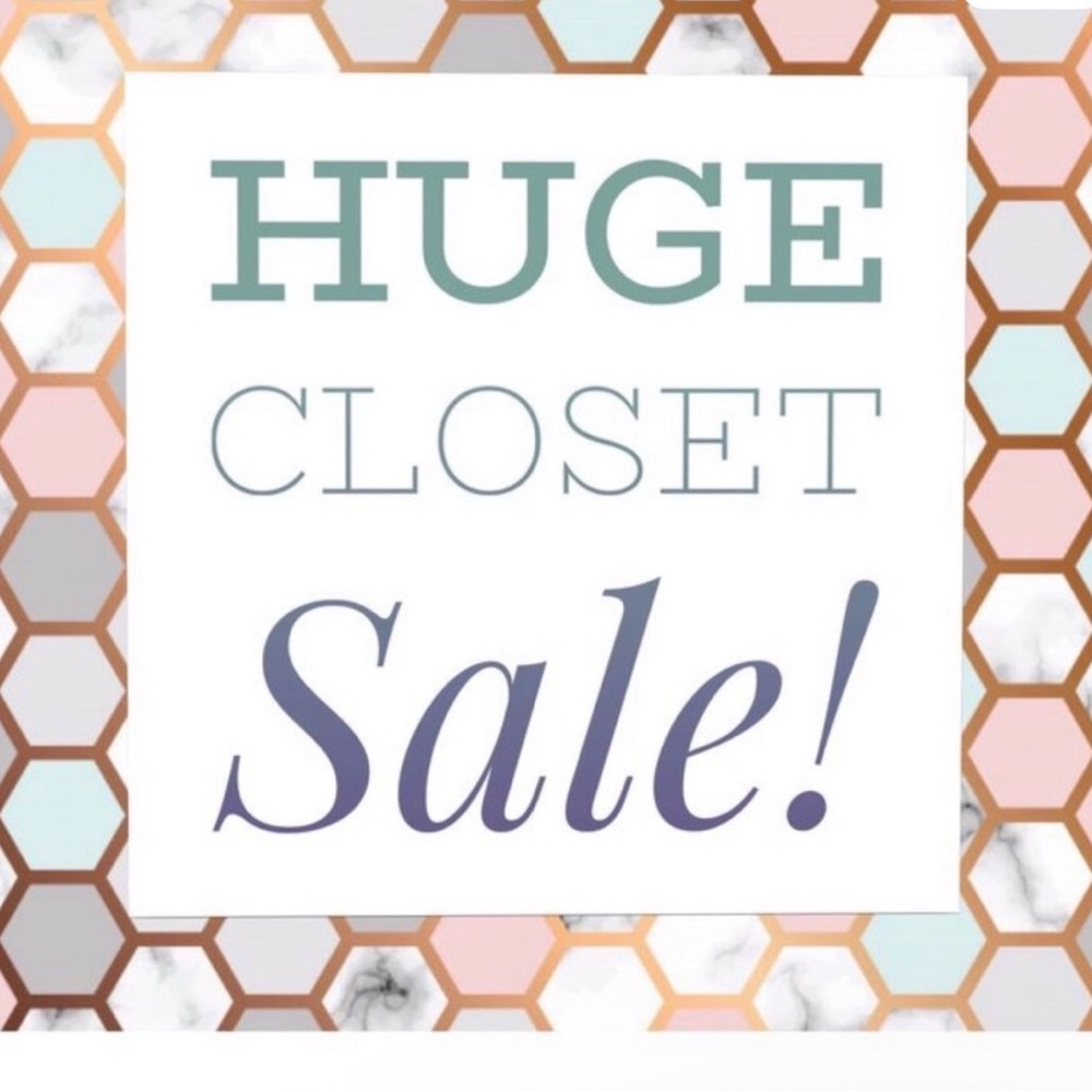 Huge Closet Sale - Live